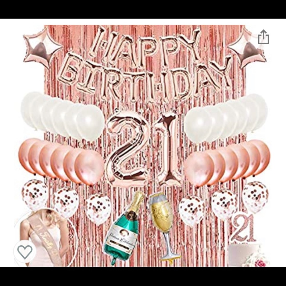 21'st birthday decorations